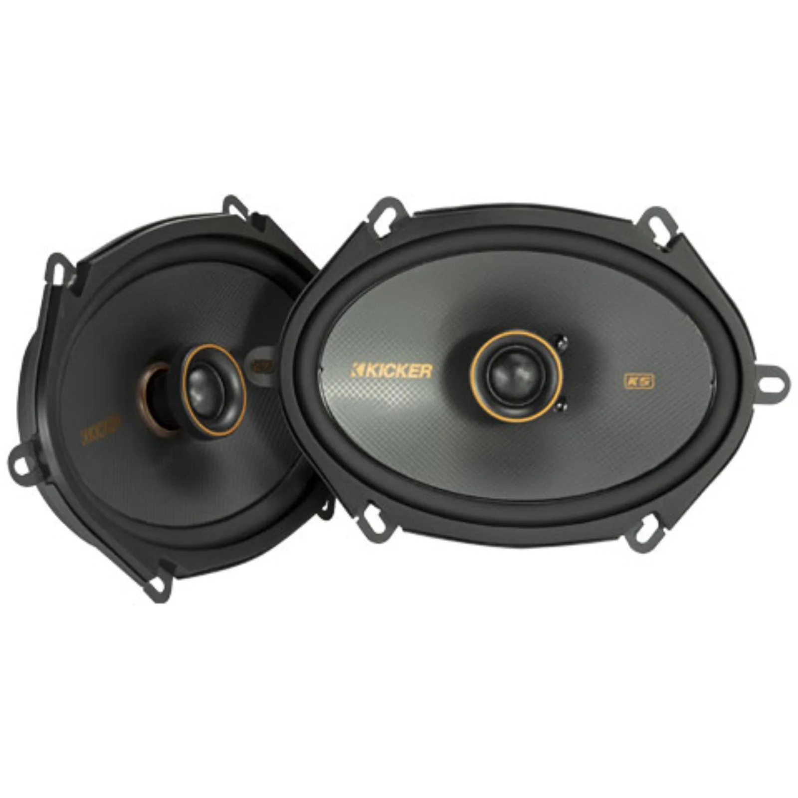Kicker 47KSC6804 KS Series 6x8" 2 Way Car Door Dash Shelf Coaxial Speakers 75w RMS - Image 5