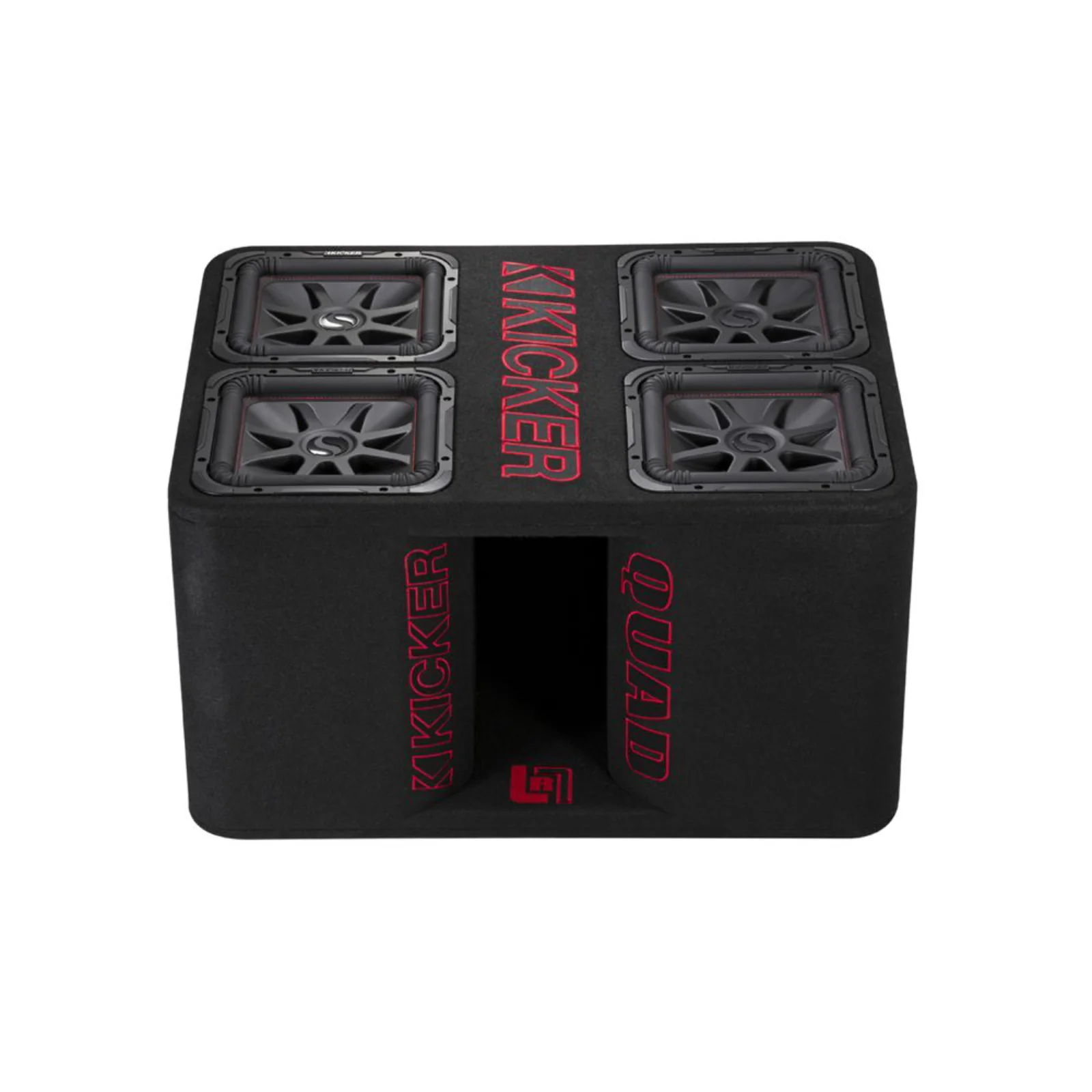 Kicker 47QL7R122 Quad 12 Inch L7R Ported Loaded Subwoofer Enclosure 2400w RMS - Image 2