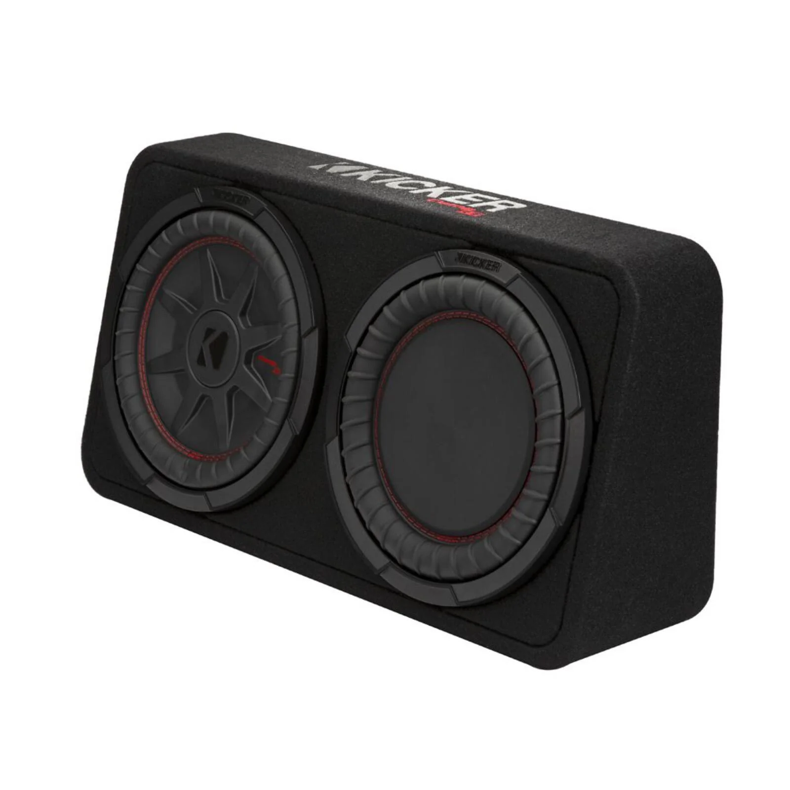 Kicker 48TCWRT102 Sub 10 Inch Thin Profile Subwoofer Loaded Enclosure 300w RMS