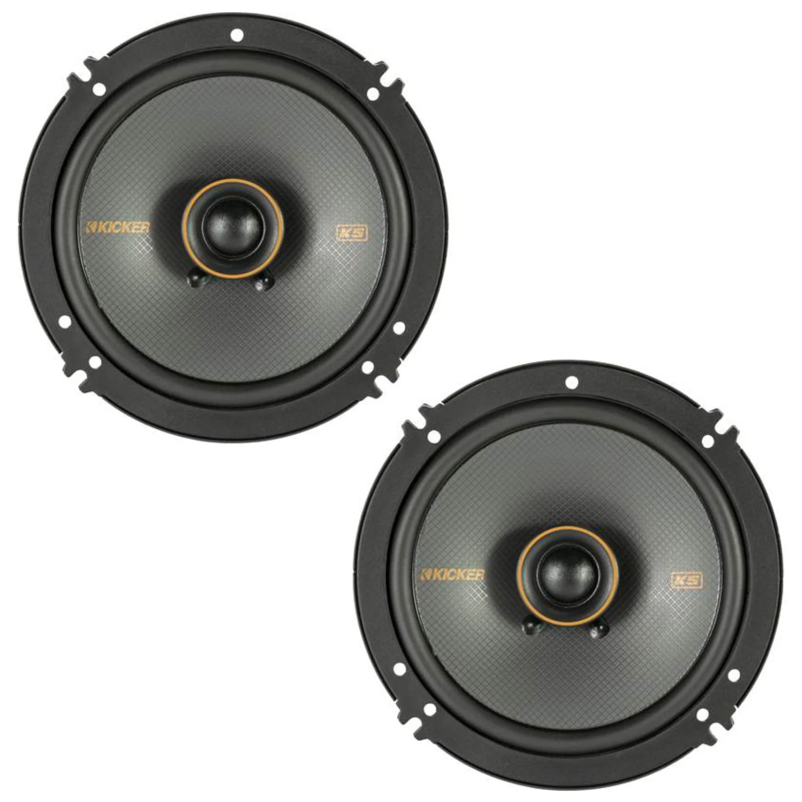 Kicker 51KSC6504 KS Series 6.5" 16.5cm 2 Way Car Door Coaxial Speakers 100w RMS
