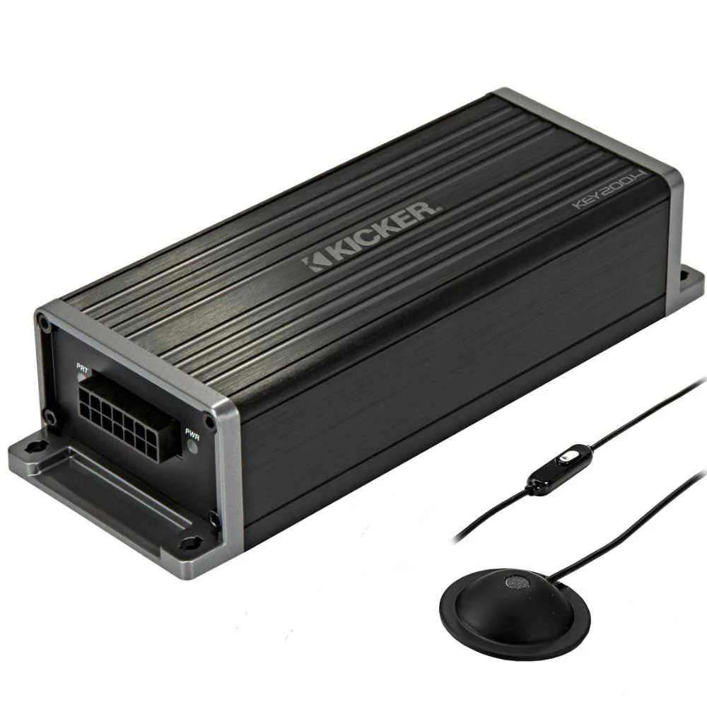 Kicker KEY200.4 Amp 4 Channel Full Range Car Smart Amplifier & DSP 4x50w - Image 4
