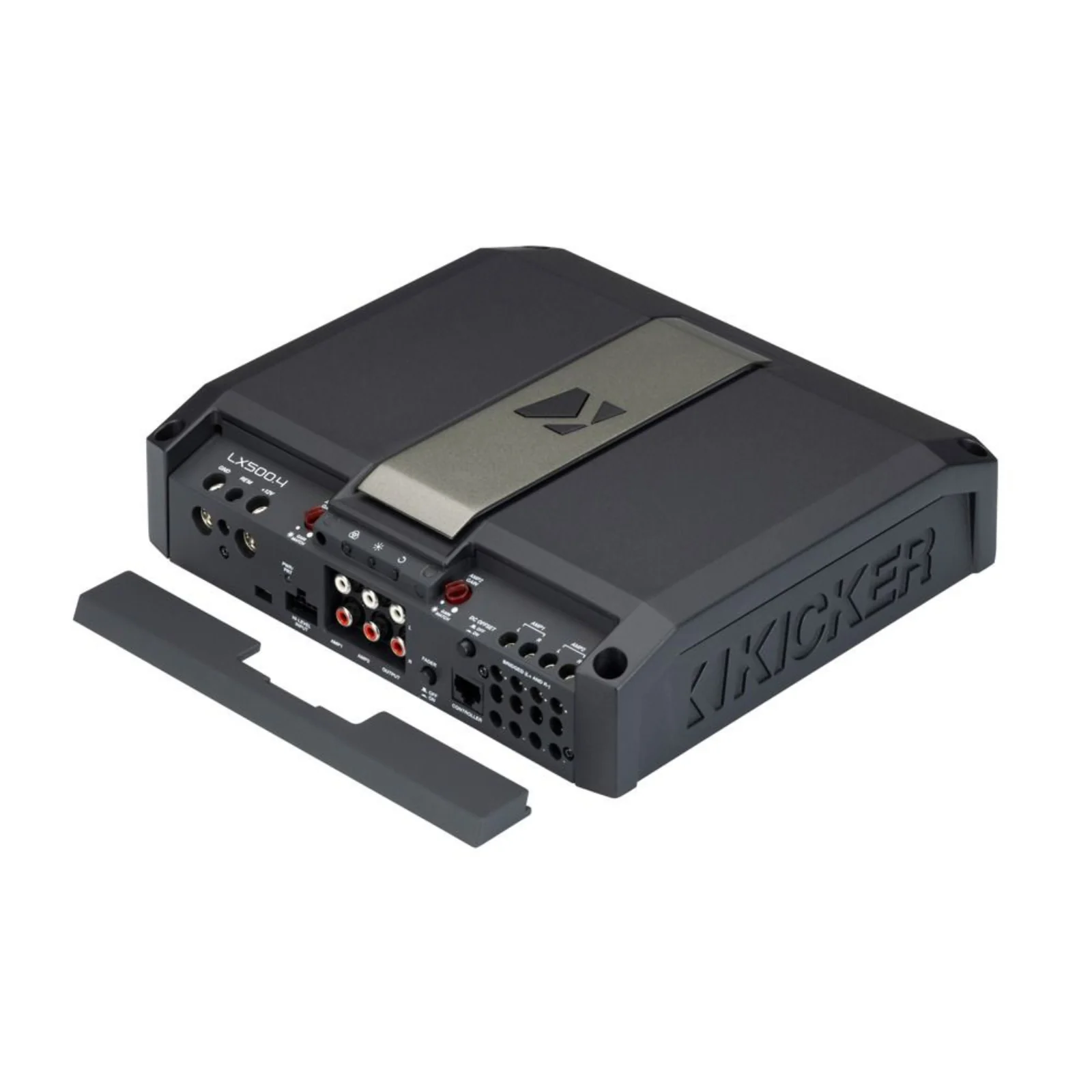 Kicker LX500.4 Amp 4 Channel Car Amplifier with DSP Features & LX Controller - Image 5