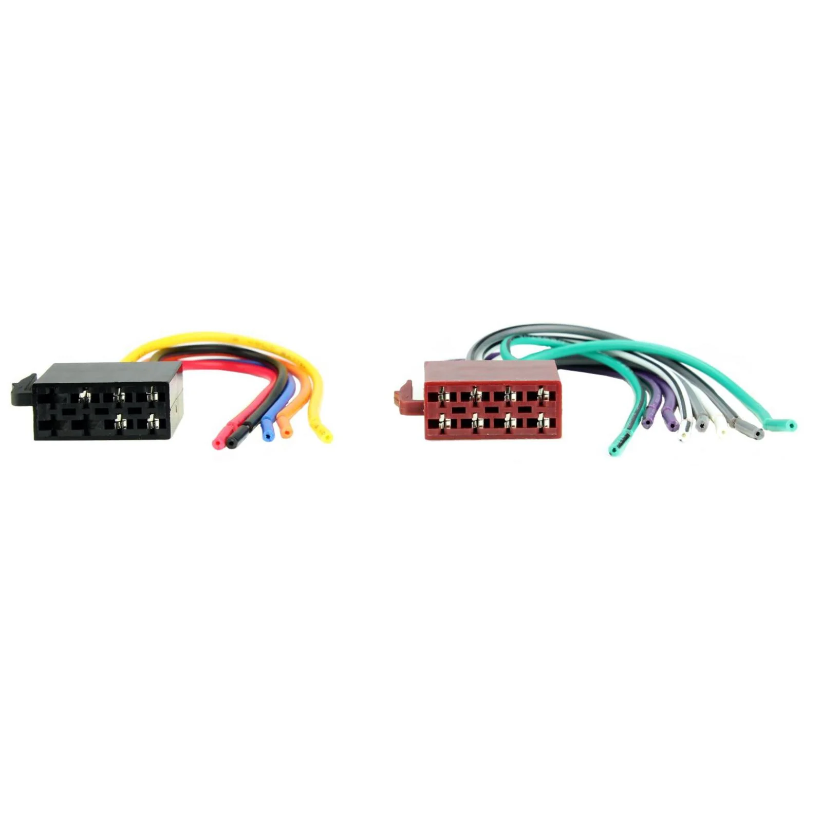 Male ISO to Bare Power and Speaker Wire Car Stereo Radio Harness Adaptor Cable