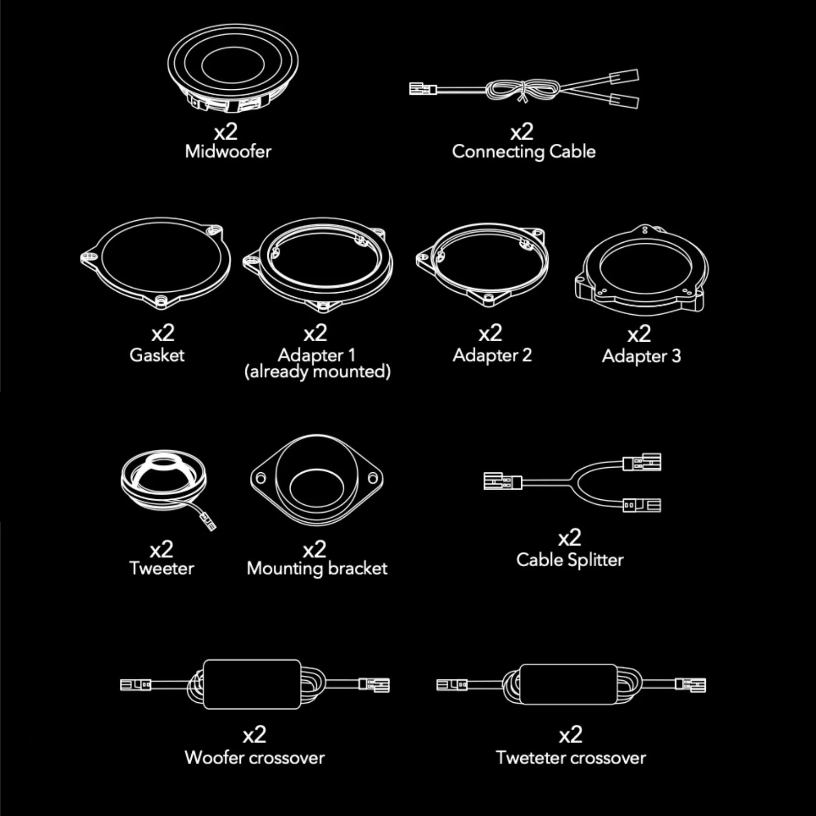 Morel BMW Integration Performance IP-BMW42 2 Way Plug & Play Component Speakers - Image 11