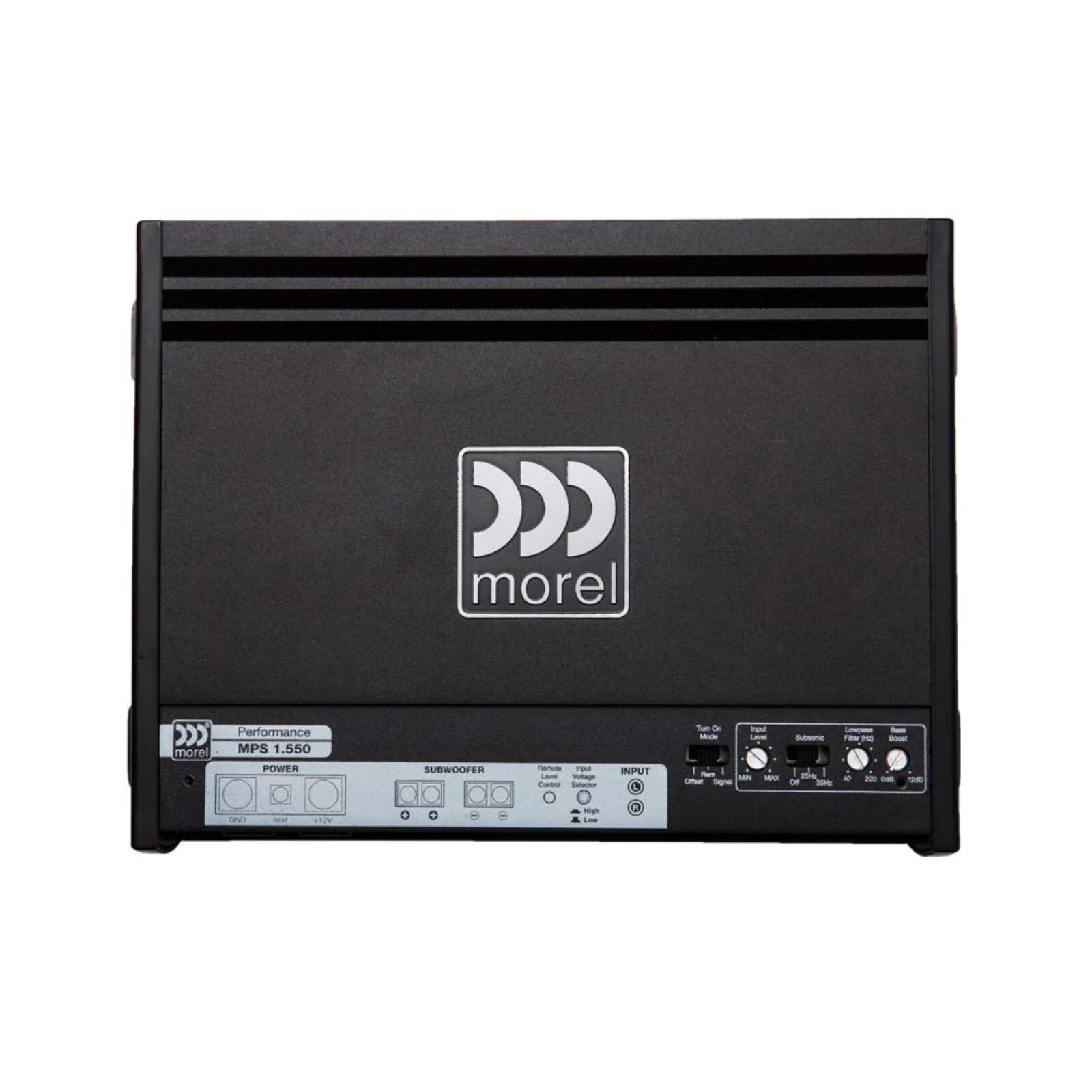 Morel MPS 1.550 Amp Monoblock Class D Mono Subwoofer Amplifier 550w RMS at 2ohms - Image 4