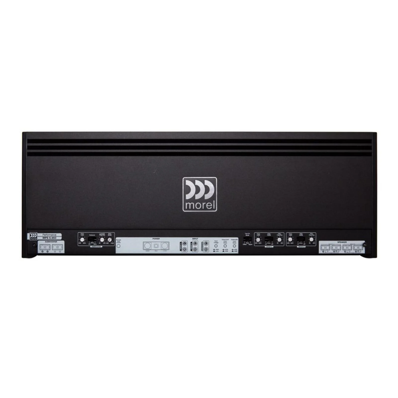 Morel MPS 5.950 Amp 5 Channel Amplifier 4x70w + Mono Sub 1 x 550w RMS at 2ohm - Image 4