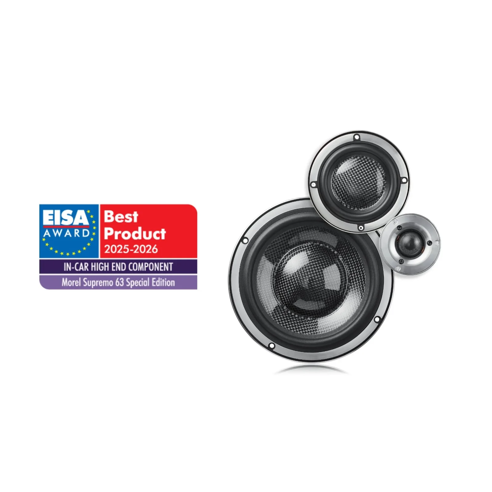 Morel Supremo 63 Special Edition SE 3-Way 6.5 Inch Component Speakers 140w RMS - Image 2