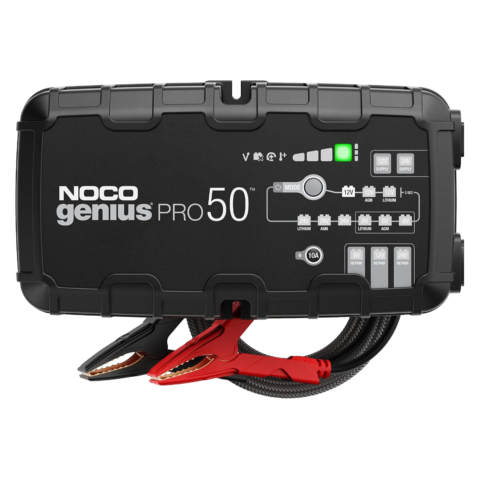 NOCO GeniusPRO50 6V/12V/24V 50A Battery Trickle Charger Maintainer Desulfator