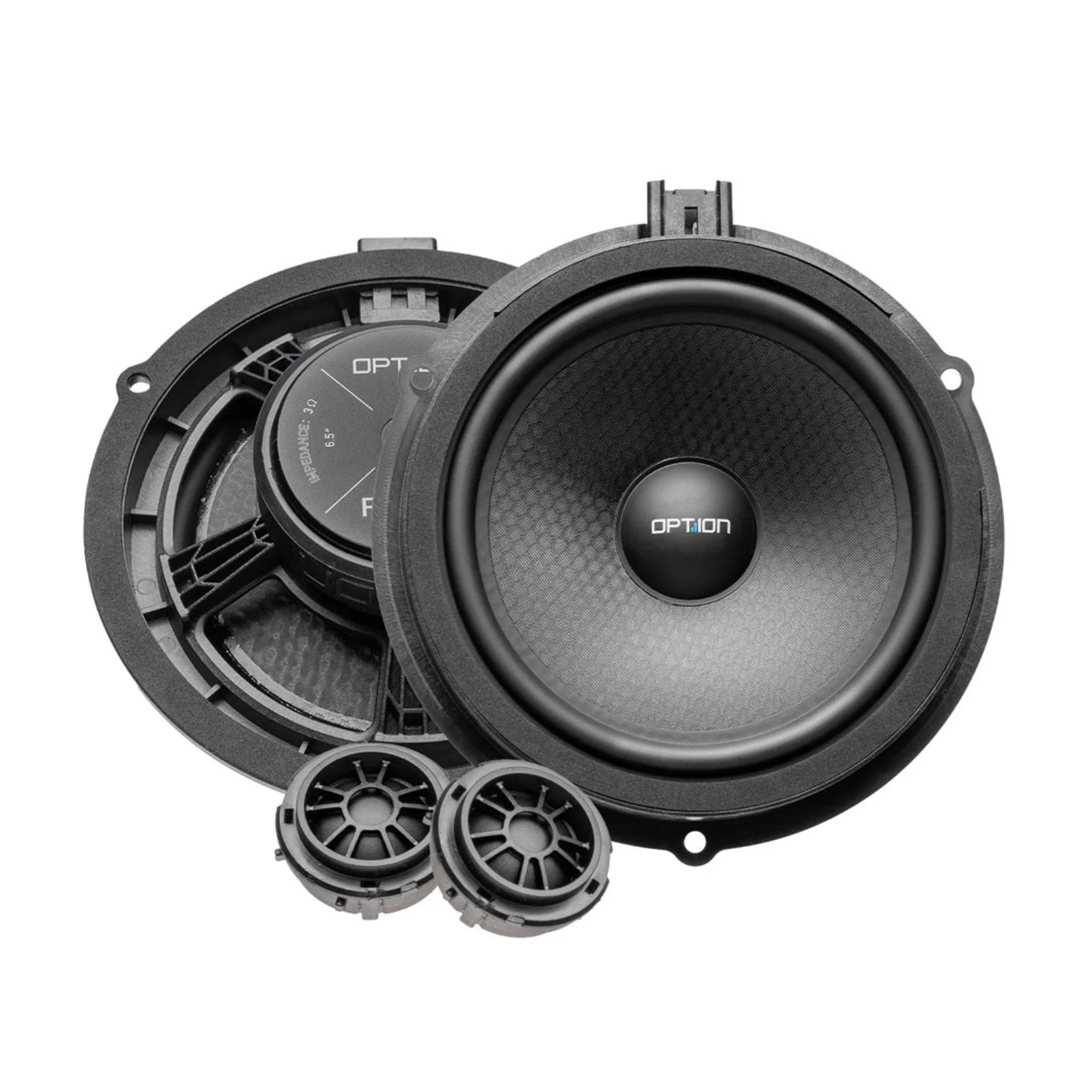 Option Audio FO-165 Plug & Play Ford Component Speakers for Transit Focus Ranger