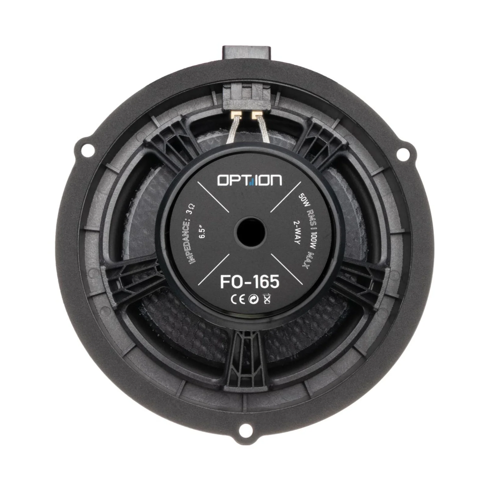 Option Audio FO-165 Plug & Play Ford Component Speakers for Transit Focus Ranger - Image 2
