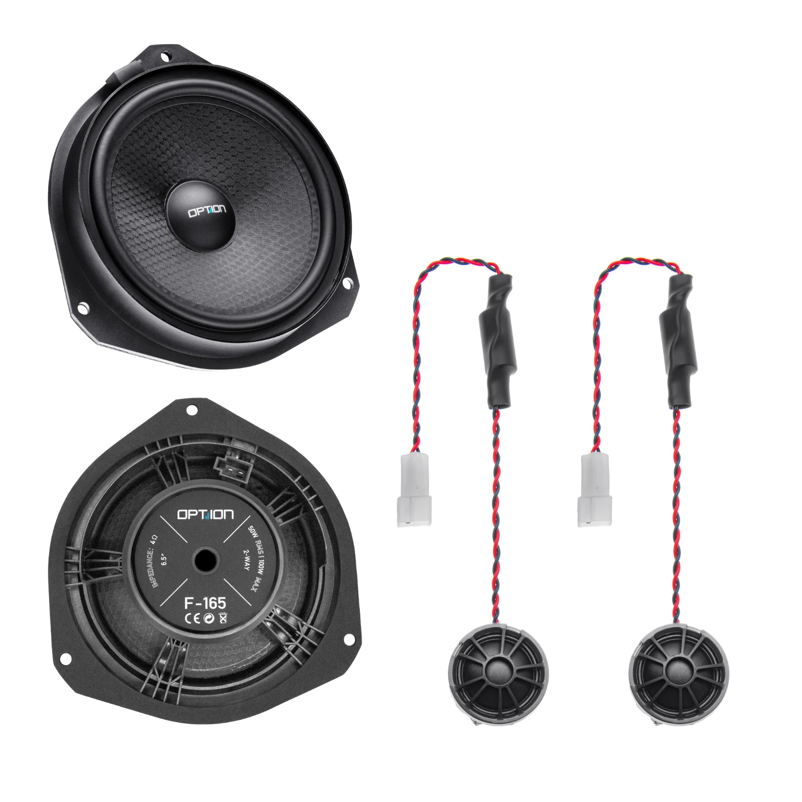 Option Audio Plug & Play Speakers for Fiat Ducato Citroen Jumper Peugeot Boxer 2 - Image 2