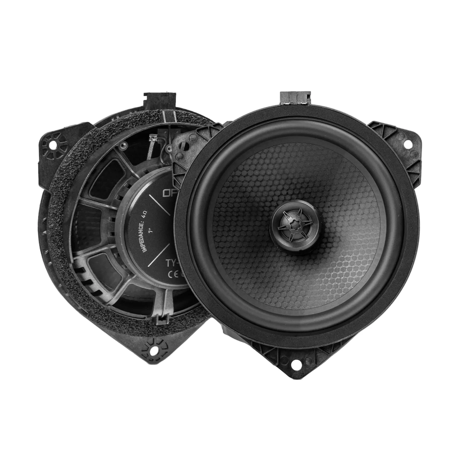 Option Audio TY-170X Plug & Play Coaxial Speakers for Toyota Lexus BYD Sealion