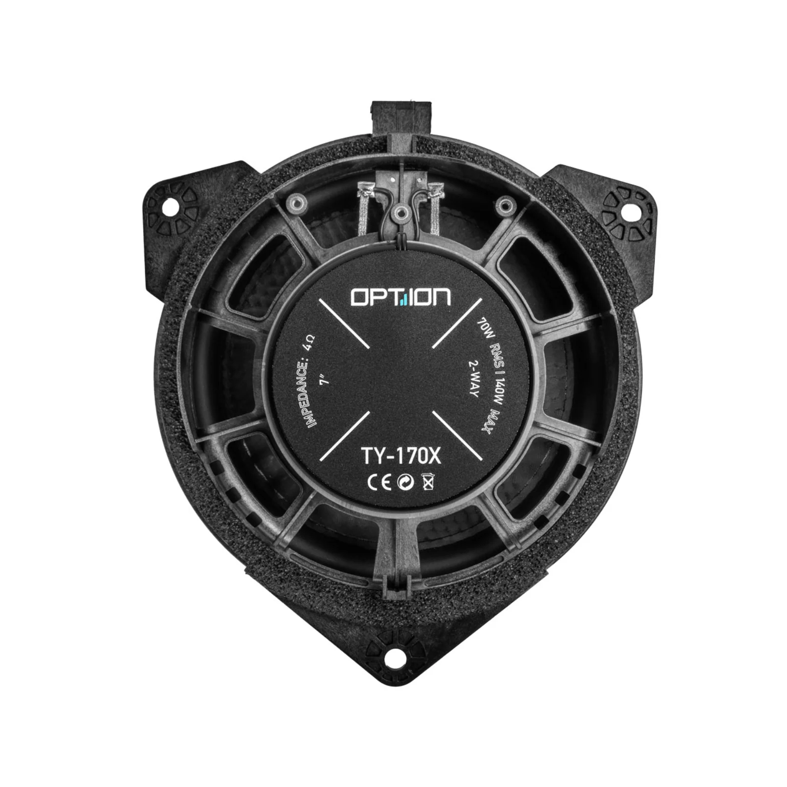 Option Audio TY-170X Plug & Play Coaxial Speakers for Toyota Lexus BYD Sealion - Image 4