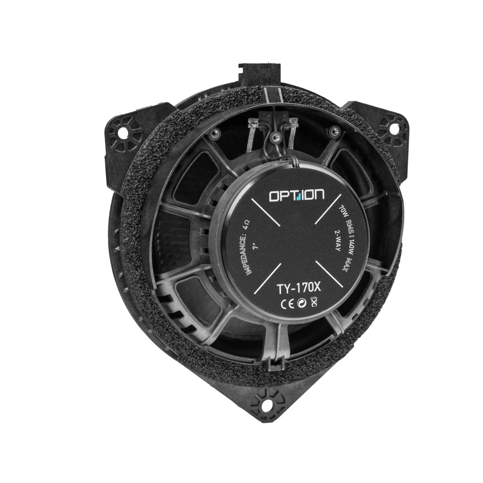 Option Audio TY-170X Plug & Play Coaxial Speakers for Toyota Lexus BYD Sealion - Image 5