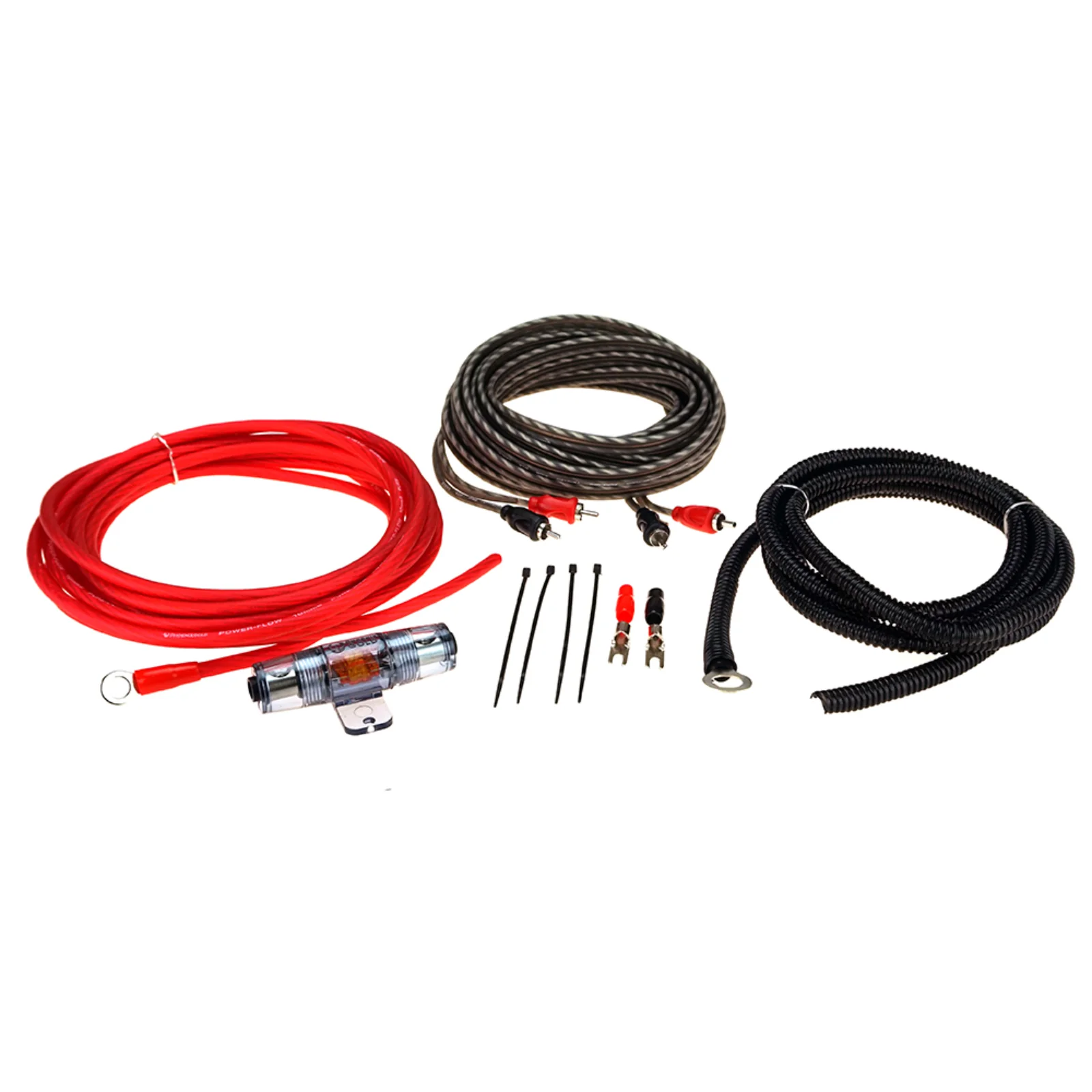 Phoenix Gold ZXK10 CCA Amplifier Wiring Kit 7 AWG Car Amp Power Kit Fuse Holder