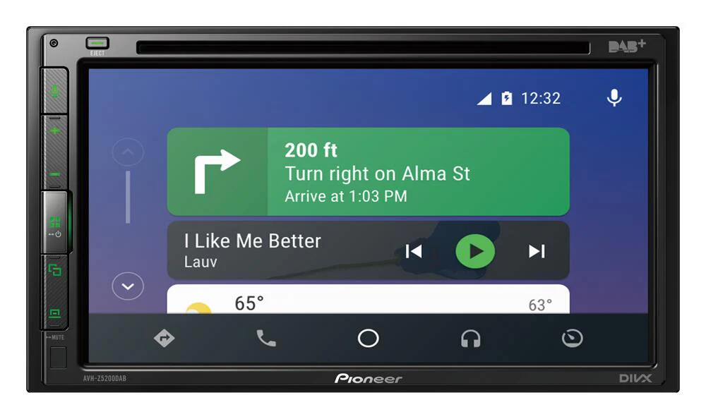 Pioneer AVH-Z5200DAB 6.8" Apple CarPlay CD DVD DAB Radio Bluetooth Car Stereo - Image 3