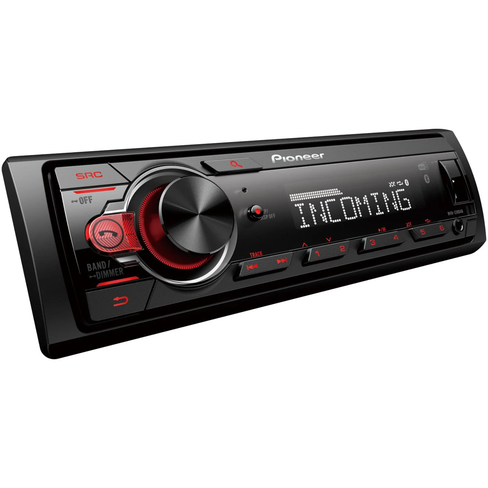 Pioneer MVH-330DAB Mechless DAB Radio Bluetooth USB Spotify iPhone Car Stereo - Image 2