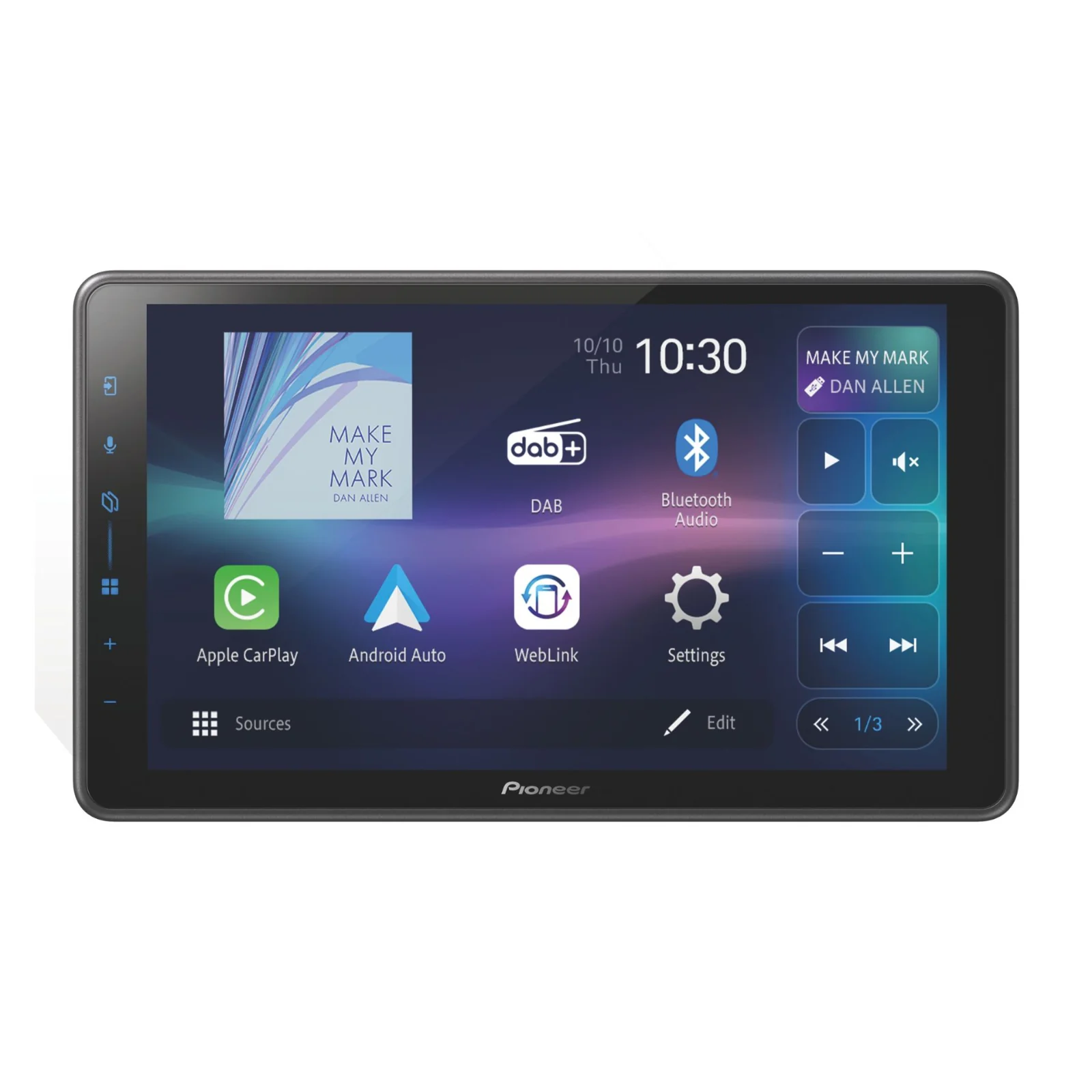 Pioneer SPH-EVO98DAB 9 Inch Apple CarPlay Android Auto Floating Car Van Stereo - Image 3
