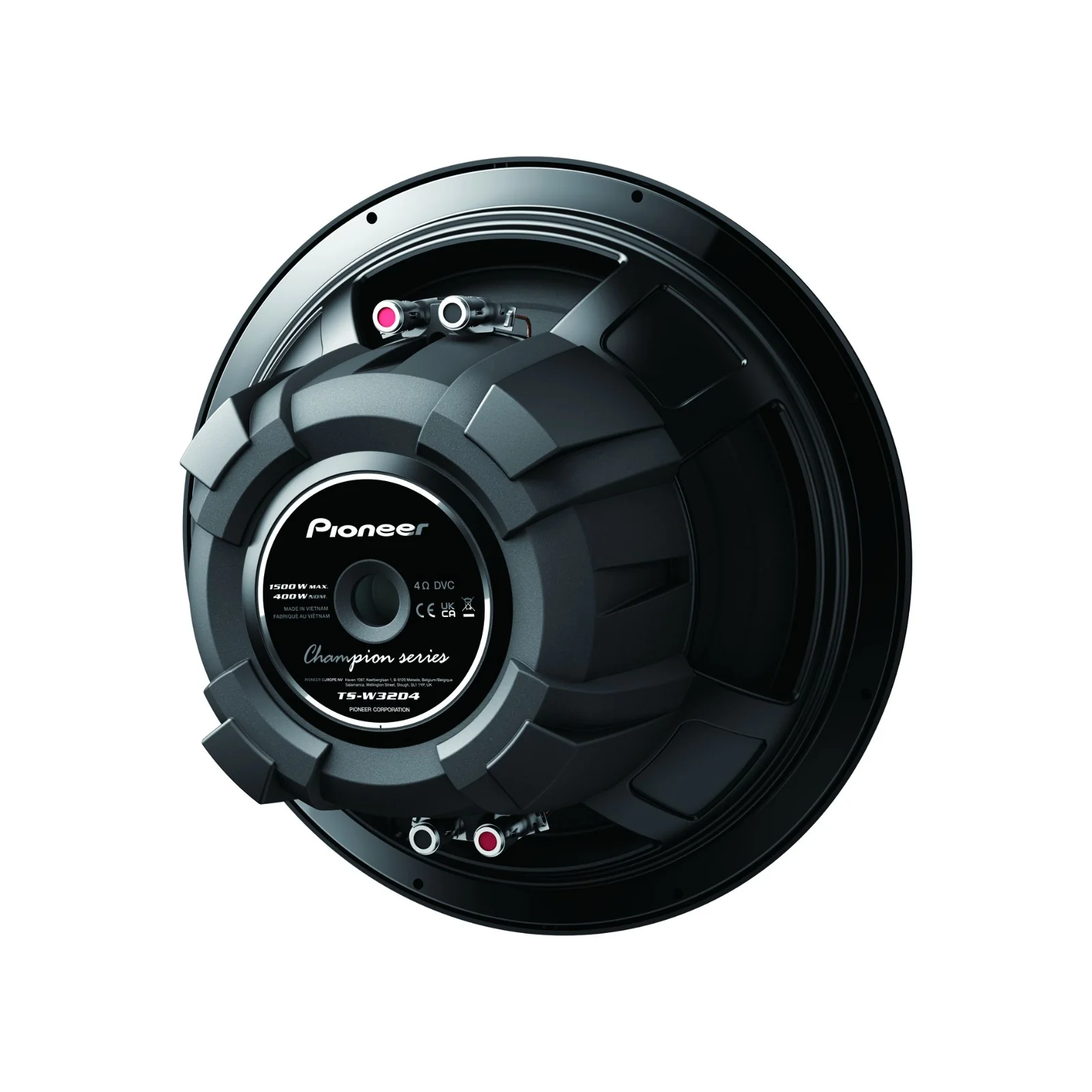 Pioneer TS-W32D4 Sub 12" 30cm Champion Series Dual Voice Coil Subwoofer 400w RMS - Image 2