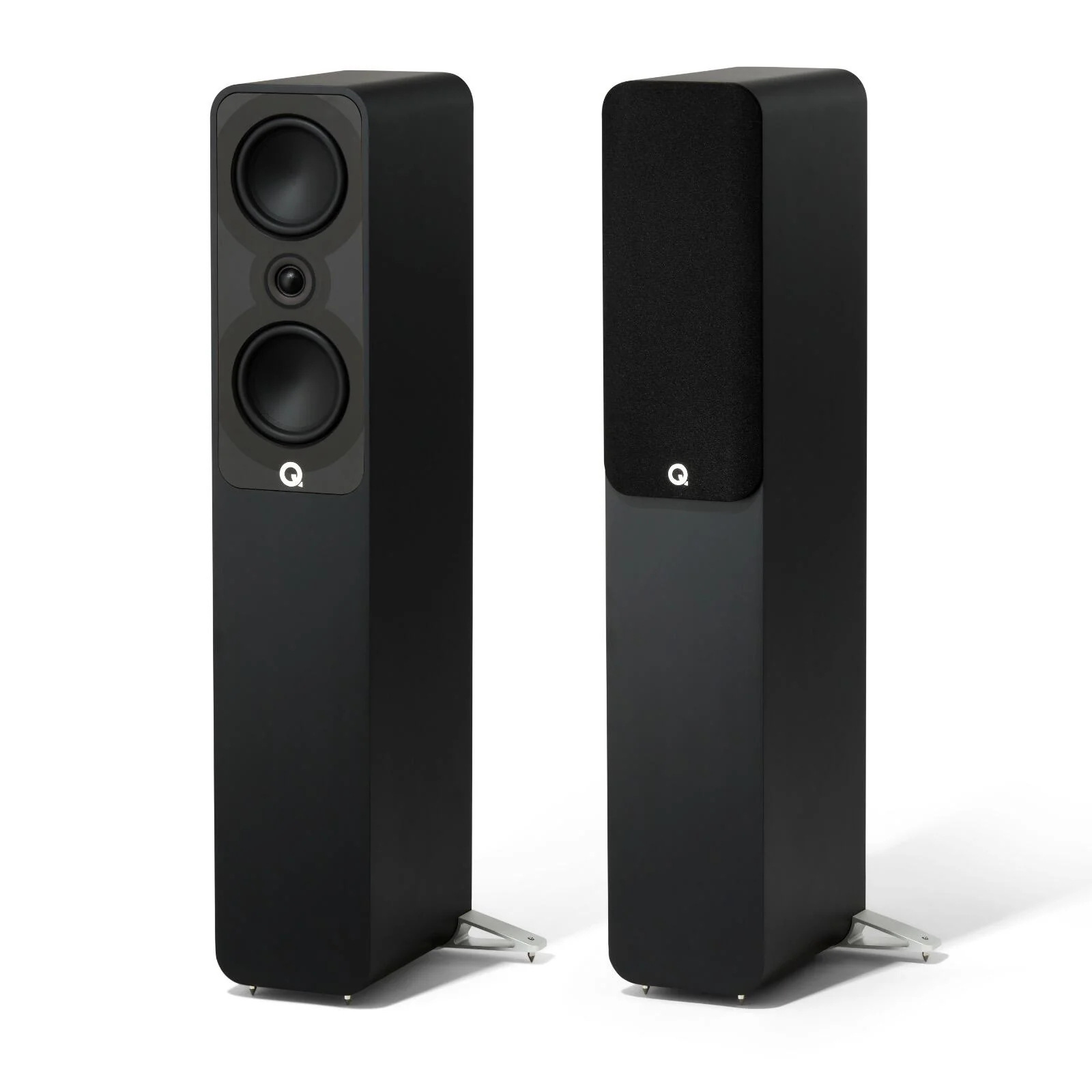 Q Acoustics 5040 Floorstanding Speakers HI-FI Home Cinema Satin Black QA5042
