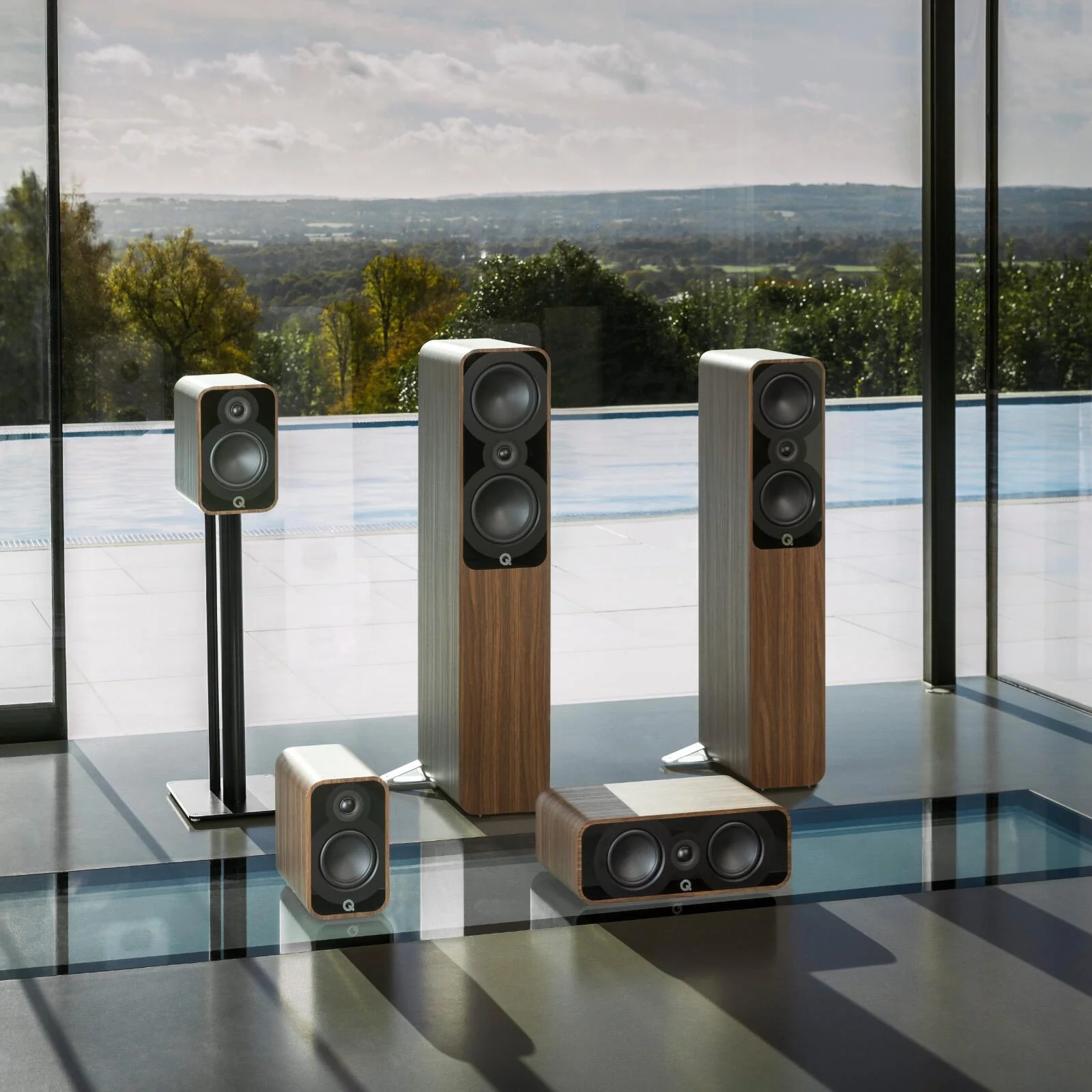 Q Acoustics 5090 Centre Speaker Home Cinema 5000 Series Rosewood QA5096 - Image 6