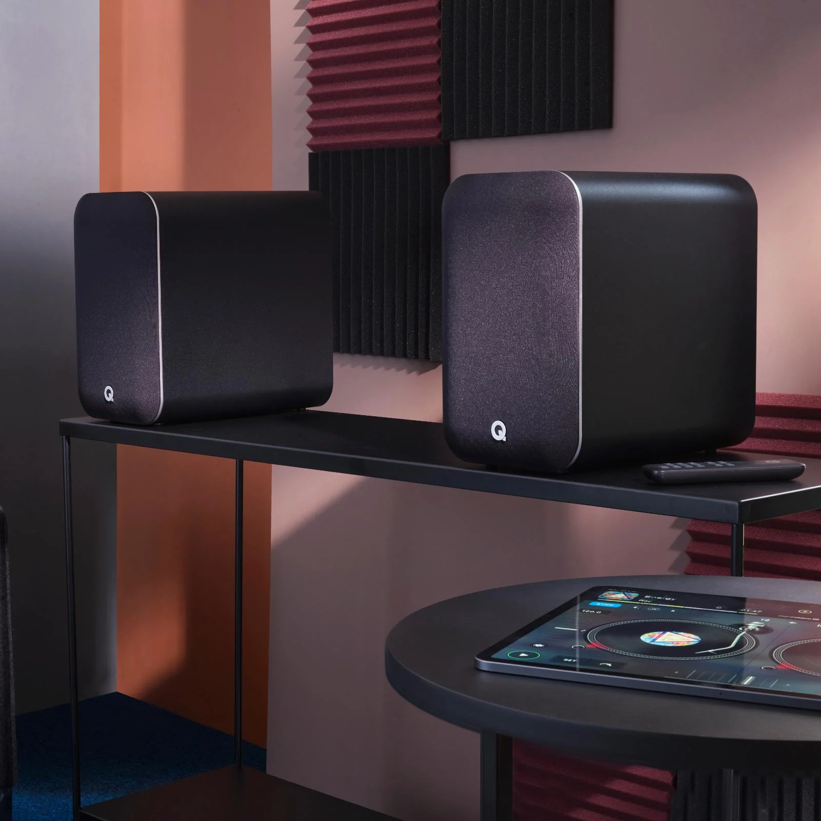 Q Acoustics M20 Wireless Powered Bookshelf Speakers aptX HD Bluetooth 5.0 Black - Image 6