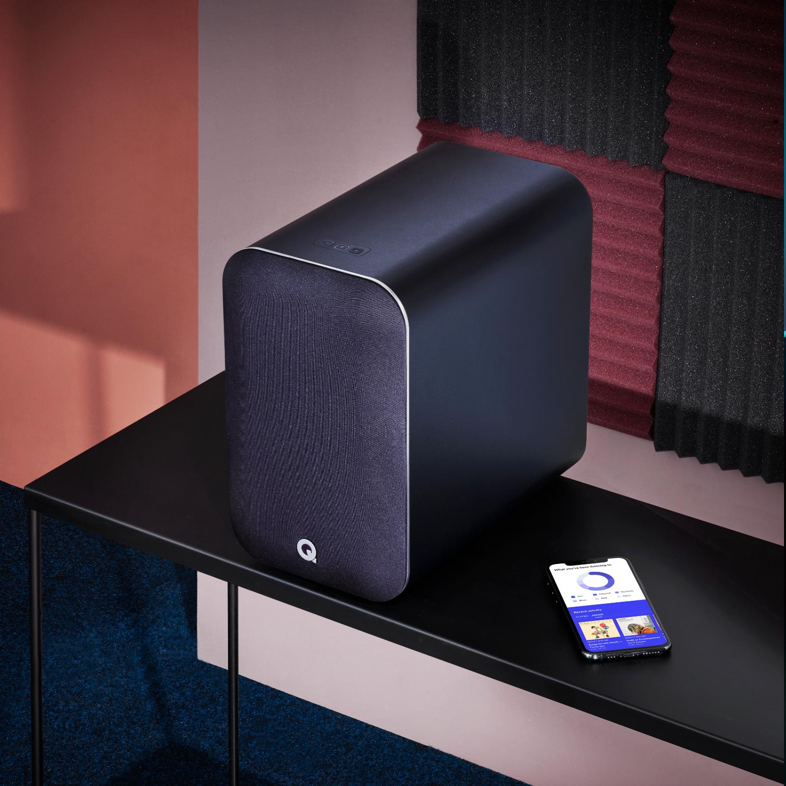 Q Acoustics M20 Wireless Powered Bookshelf Speakers aptX HD Bluetooth 5 White - Image 6