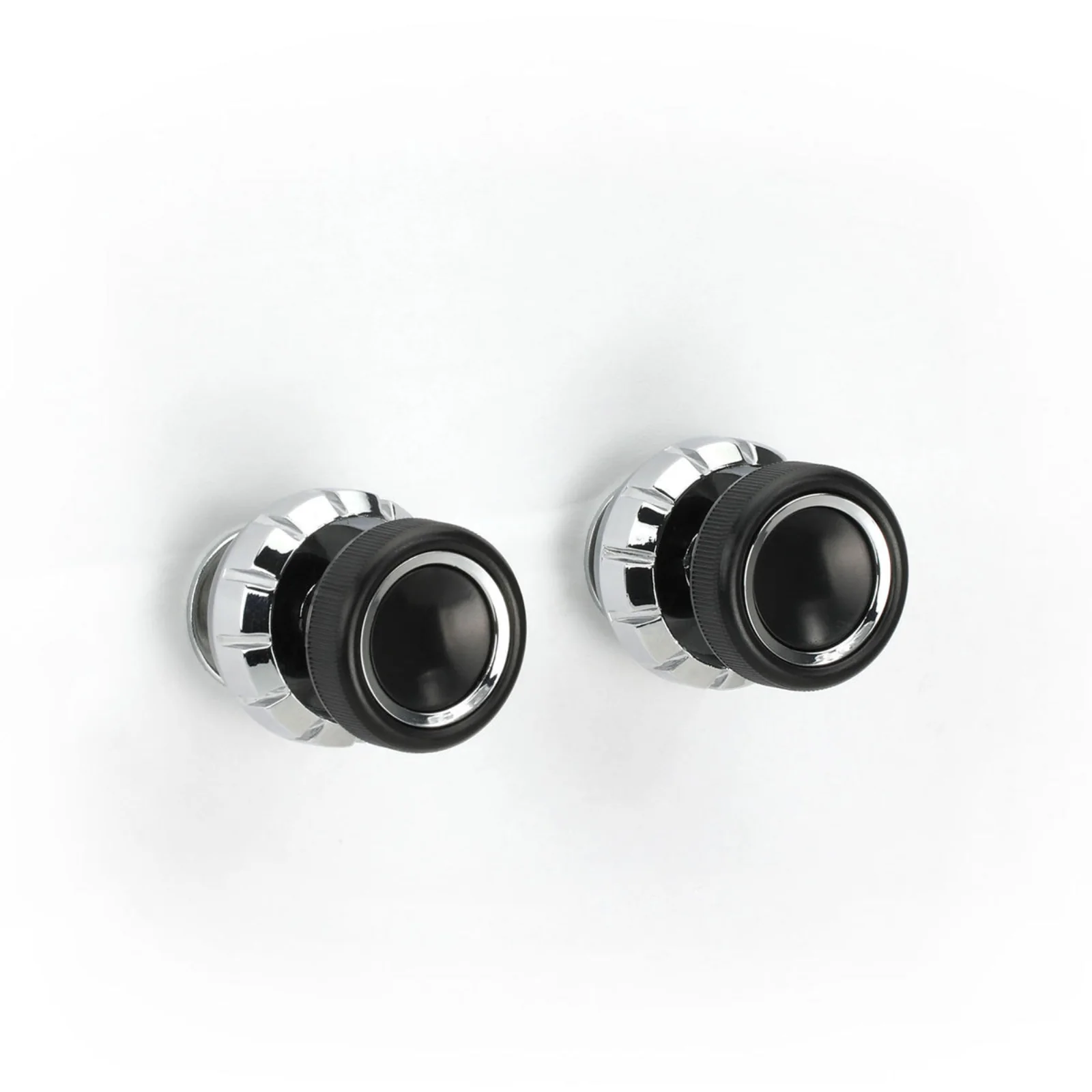 RetroSound Faceplate Chrome Black Pebbled Inserts with Knob Sets for RetroRadio - Image 5