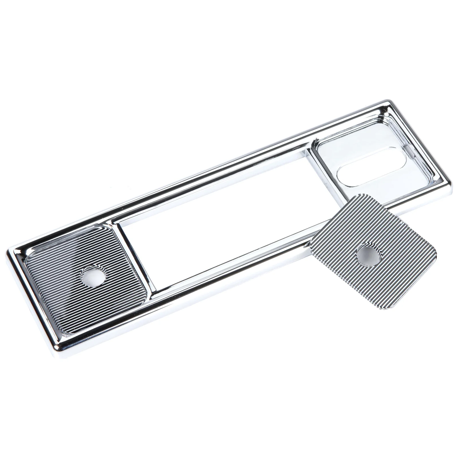 RetroSound Faceplate Chrome Black Pinstripe Inserts with Knob Set for RetroRadio - Image 2