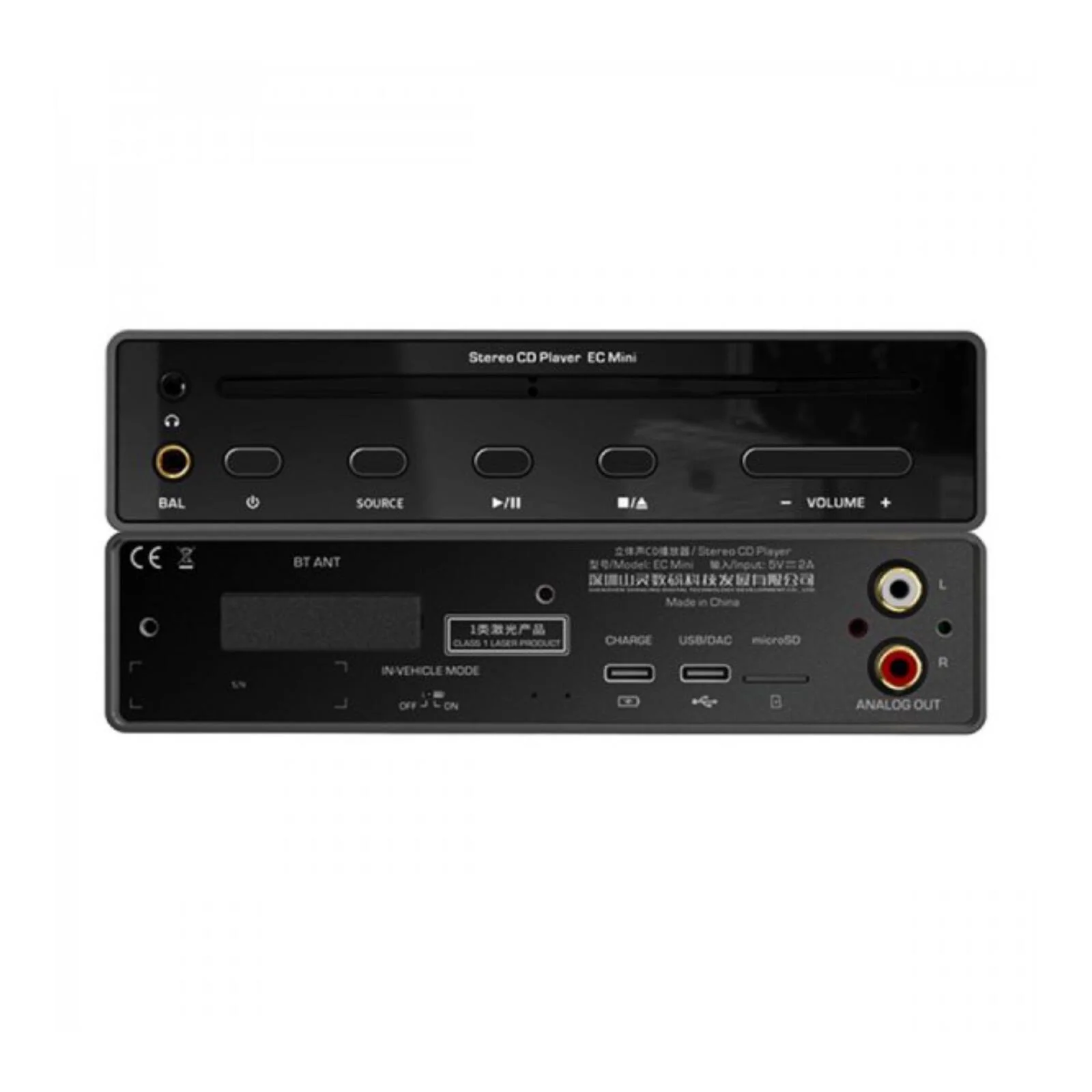 Shanling EC Mini Transportable CD player & DAP Bluetooth Hi-Res Audio Black - Image 2