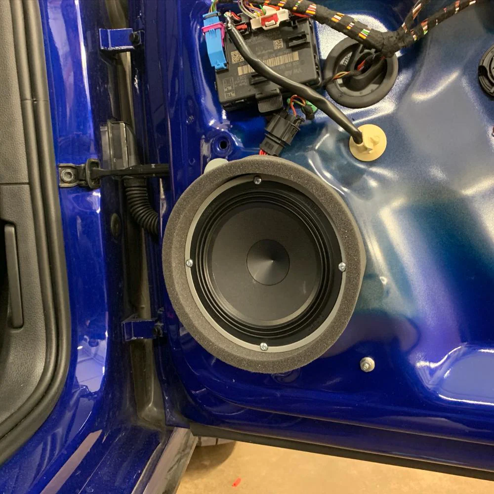 Stinger Roadkill Fast Rings 8" 200mm Acoustic Foam Car Door Speaker Baffle Kit - Image 6