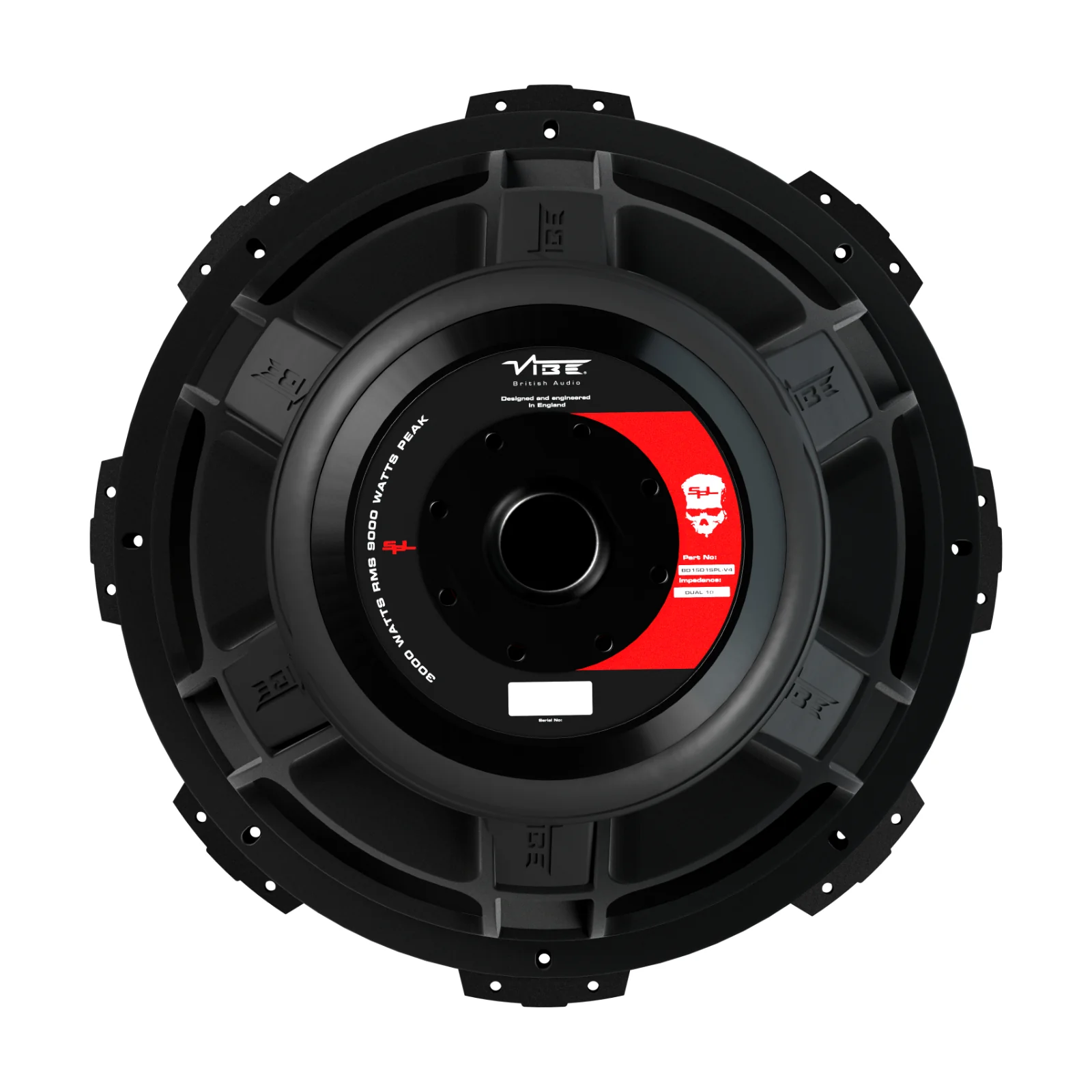 Vibe Subwoofer 15 Inch Black Death SPL Deep Bass Sub 1Ohm 3000w RMS BD15D1SPL-V4 - Image 4