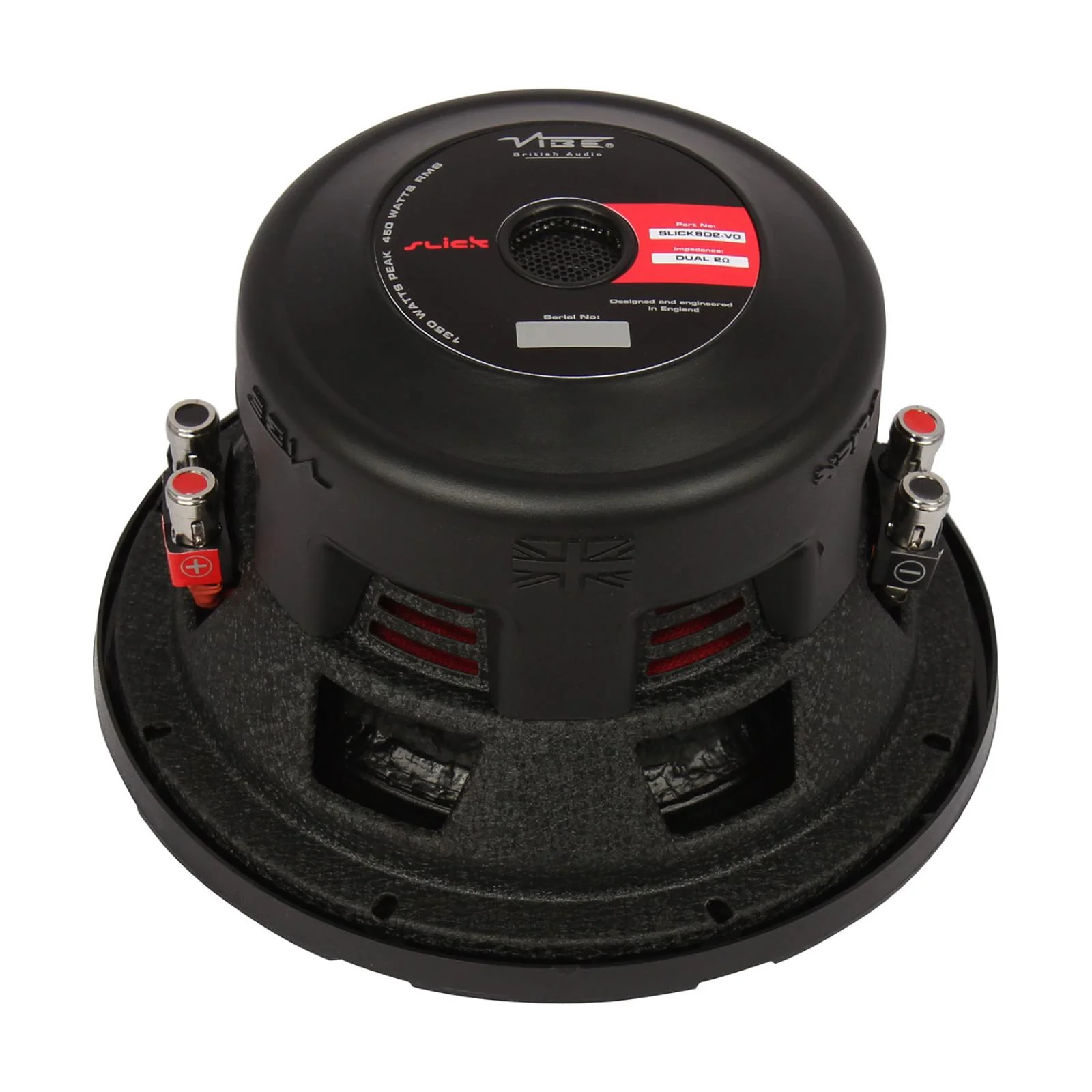 Vibe Subwoofer 8 Inch Powerful Car Bass Sub 450w RMS Dual 2 ohms SLICK8D2-V3 - Image 4
