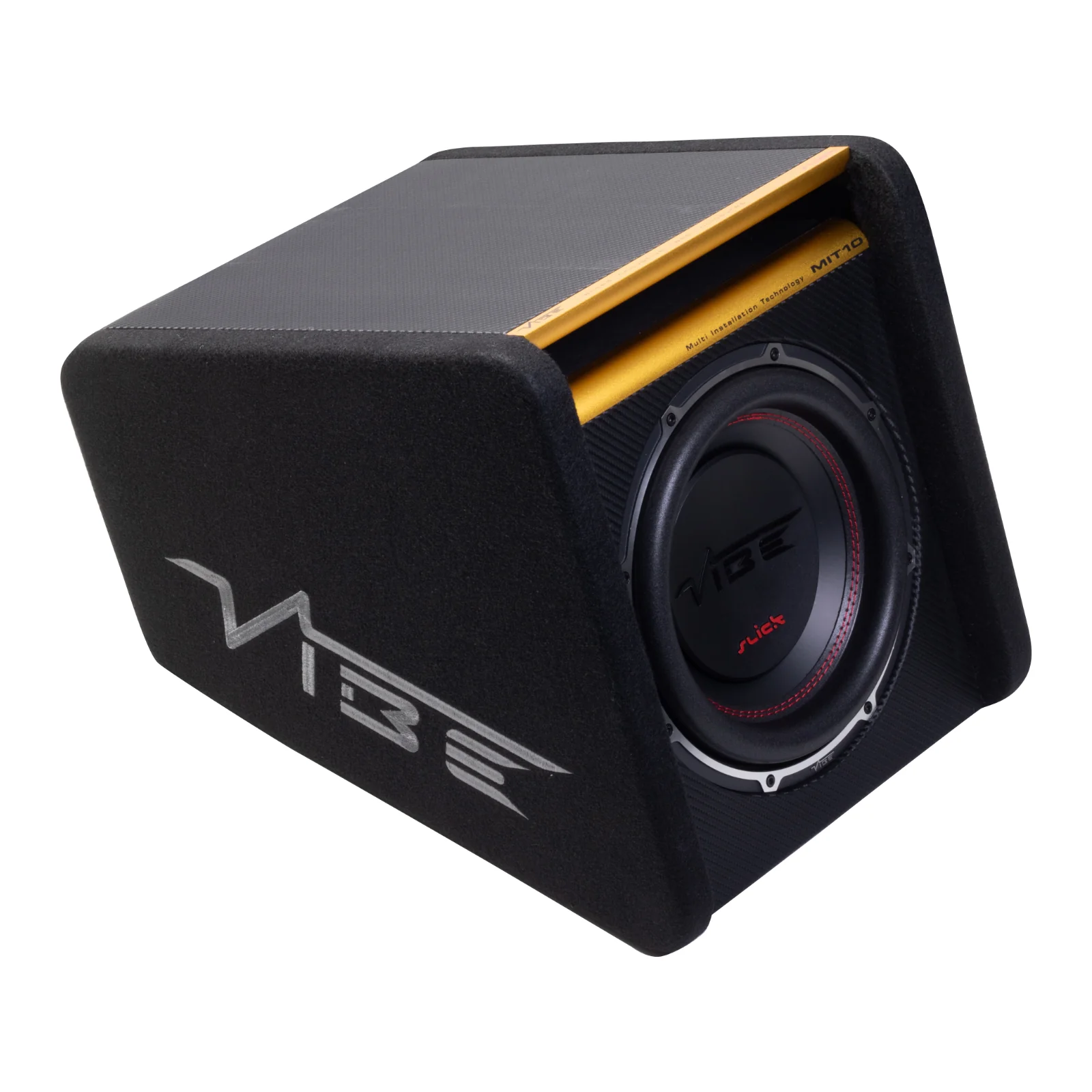 Vibe Subwoofer Enclosure Slick MIT 10 Inch Passive Car Sub Bass Box 500w RMS - Image 4