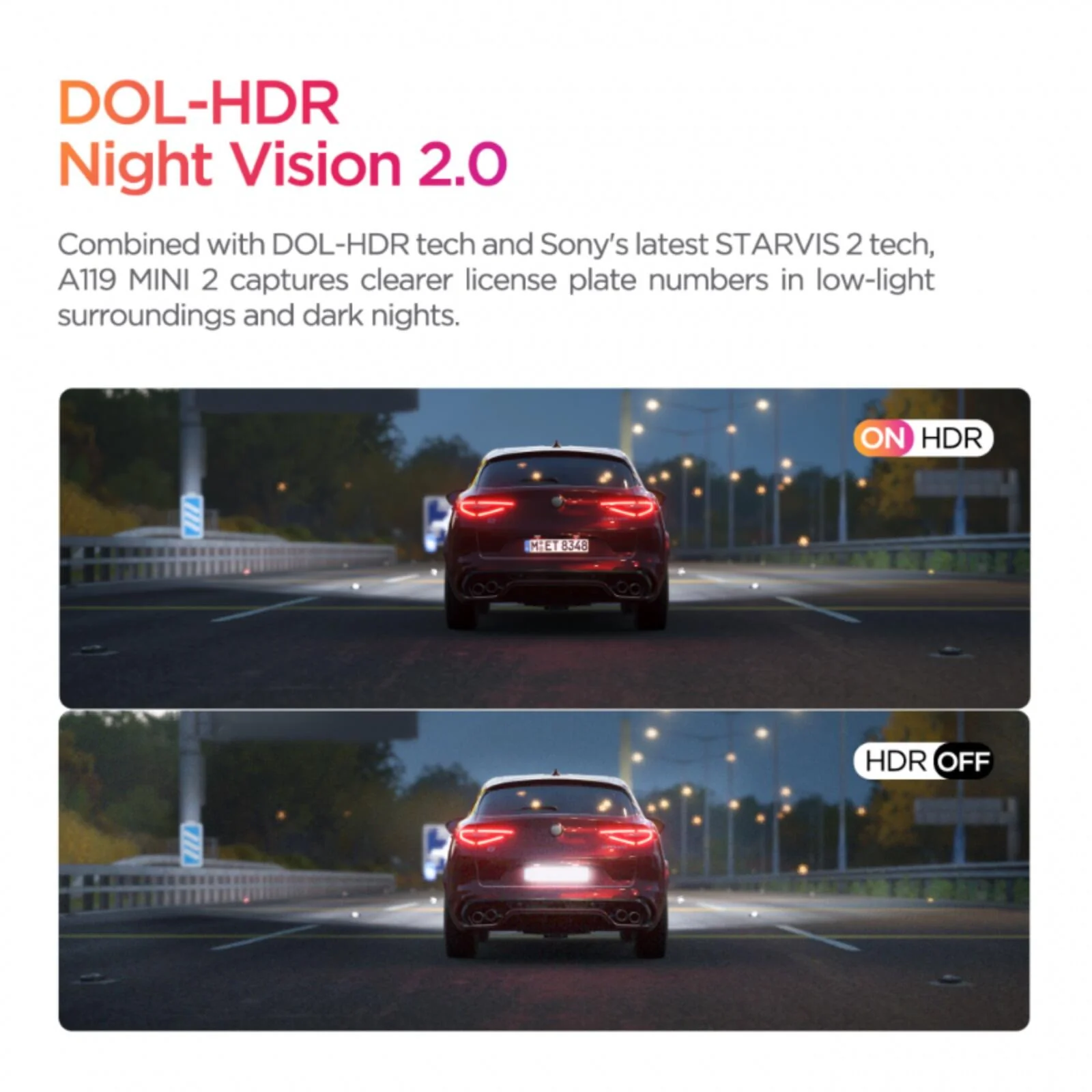 Viofo A119 Mini 2 Dash Cam Front 1 Channel 2K Quad HD 5MP Starvis 2 GPS Camera - Image 7