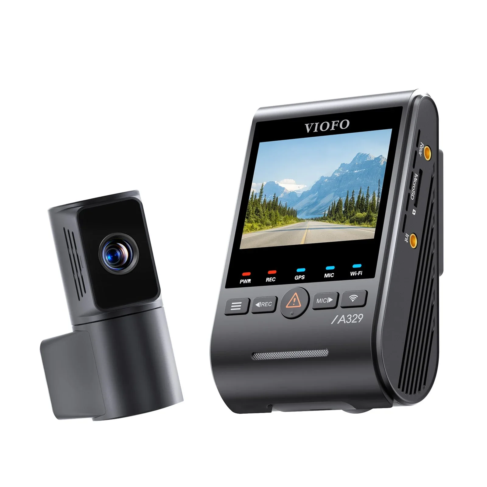Viofo A329T 2CH Dash Cam 4K Front 2K Telephoto Starvis 2 HDR GPS WIFI Camera - Image 2