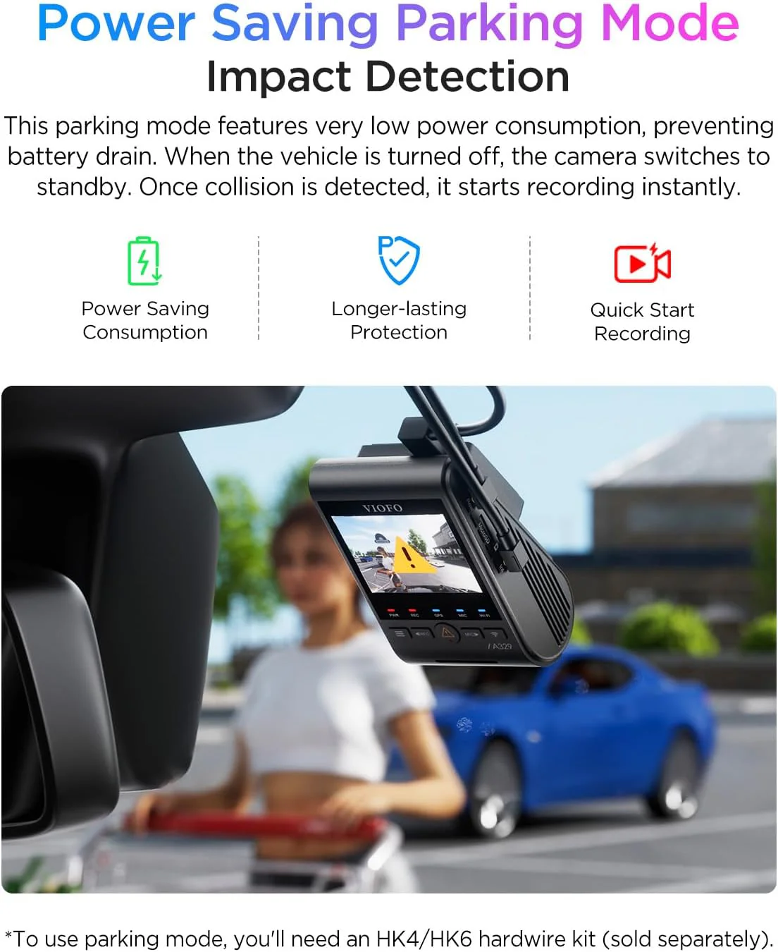 Viofo A329T 3CH Dash Cam 4K Front 2K Rear 2K Telephoto Starvis 2 GPS WIFI Camera - Image 10