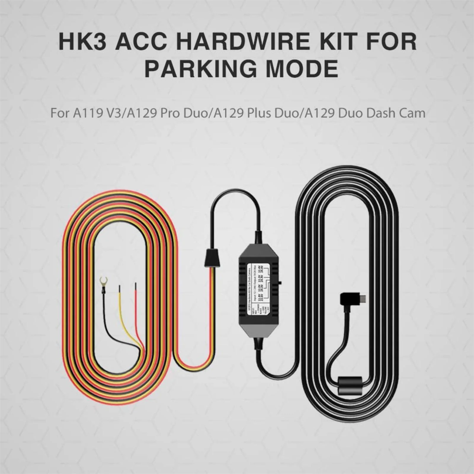 Viofo HK3 Hardwire Power Cable USB C with 8pcs Fuse Set A119 Series Dash Cam - Image 7