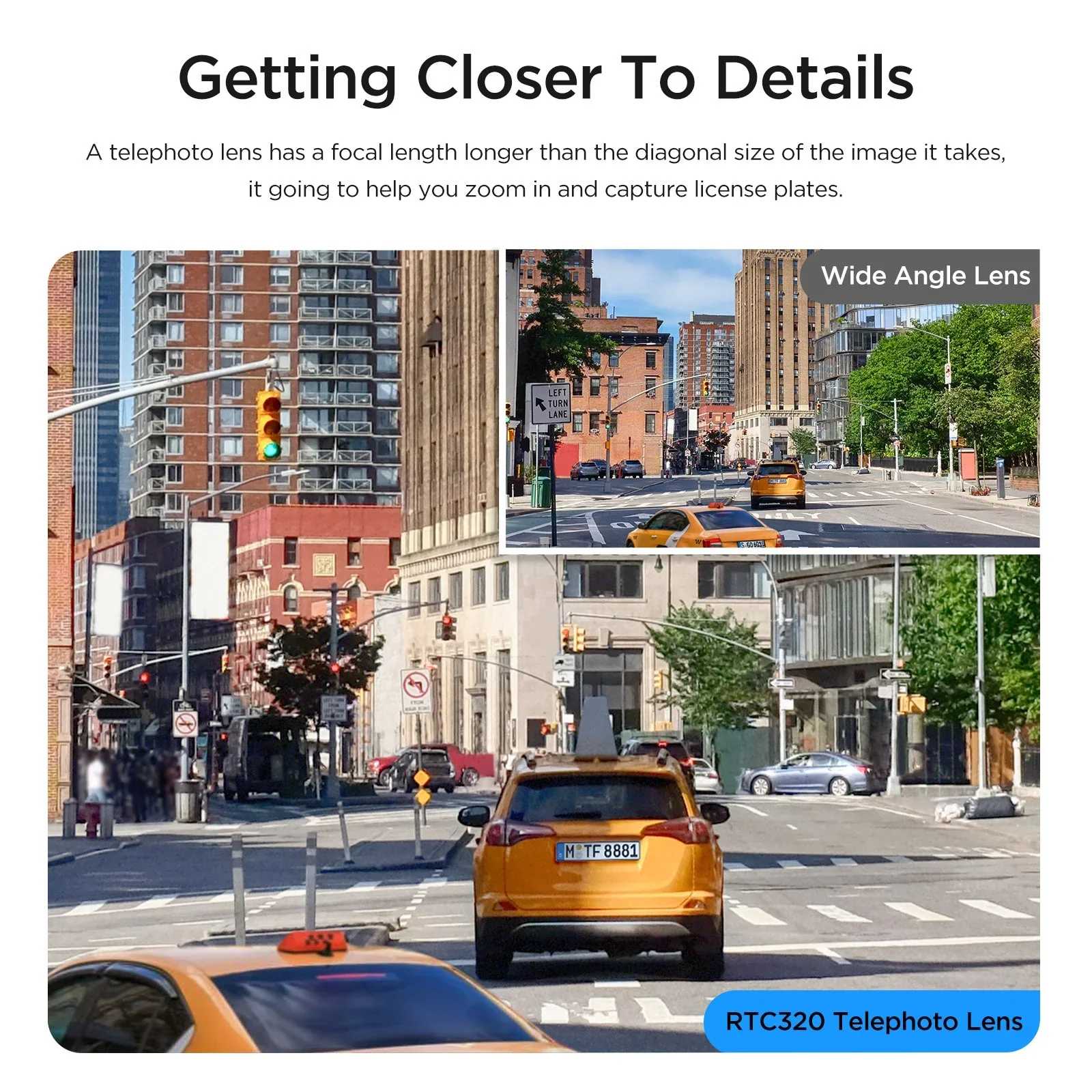 Viofo RTC320 Telephoto Camera 2K HDR for A229 Plus A229 Pro Series Dash Cameras - Image 4